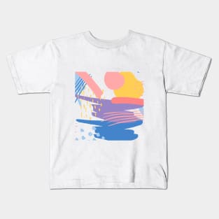 pattern color Kids T-Shirt